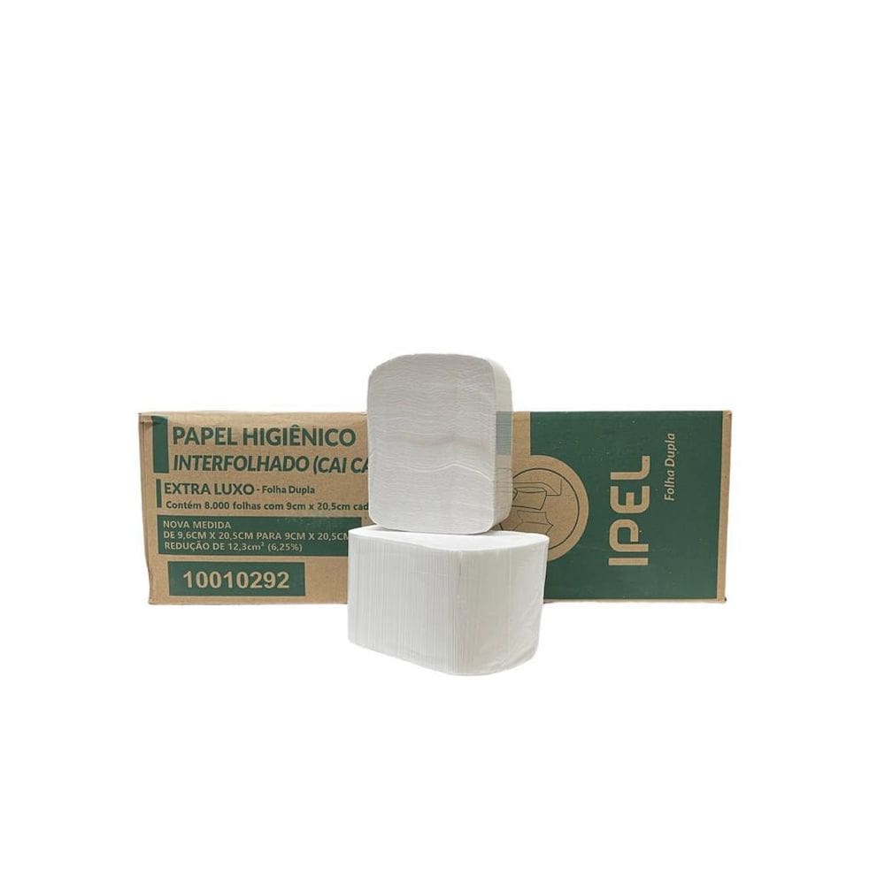 Papel Higiênico Interfolhado Cai-Cai Folha Dupla Ipel