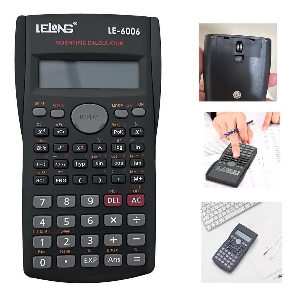 Calculadora Científica 240 Funções Com Capa Proteção Full