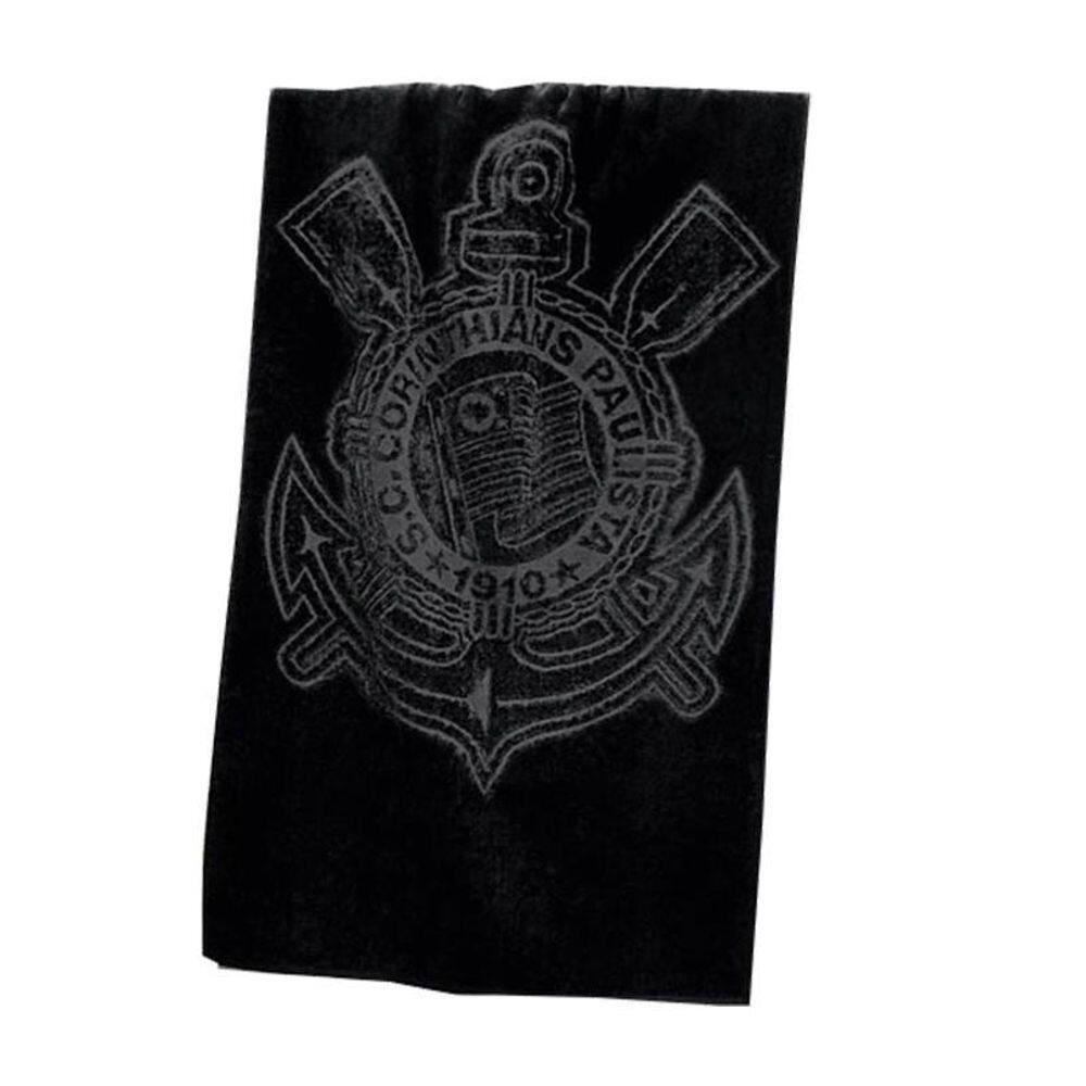 Toalha Banho Buettner Jacquard Veludo Futebol Corinthians