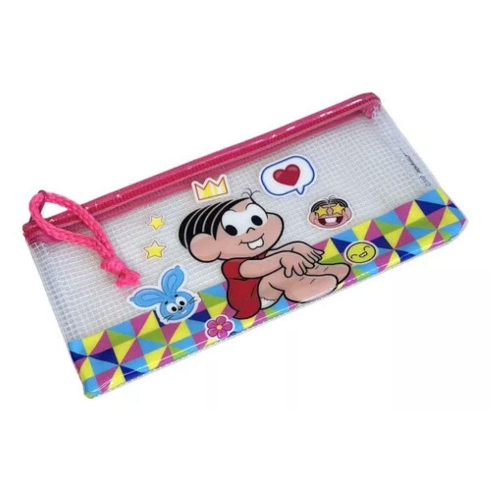 Estojo Necessaire Turma Da Mônica 10X20Cm Infantil