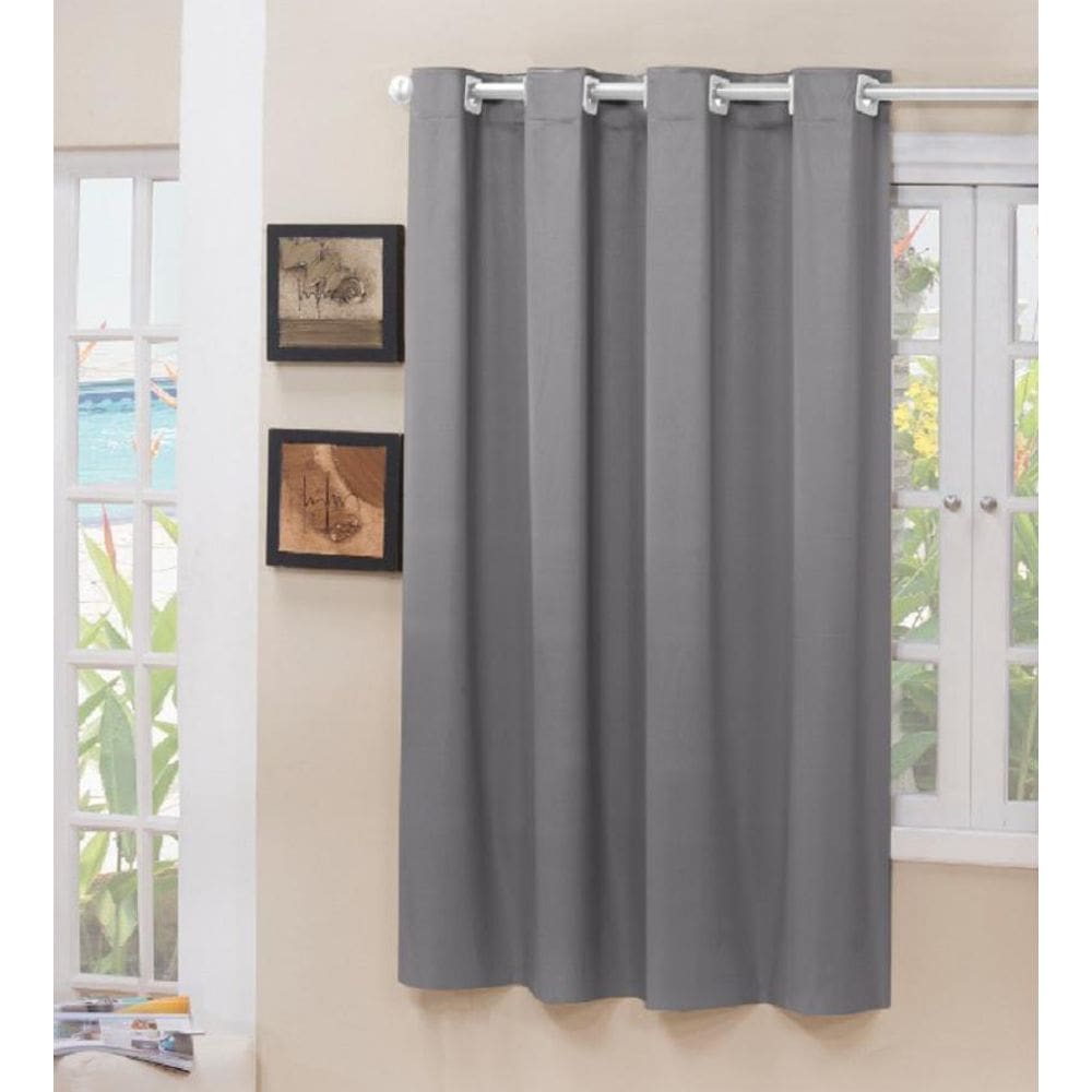 Cortina Blackout Tecido Cinza 1,40X1,60 Janela Porta