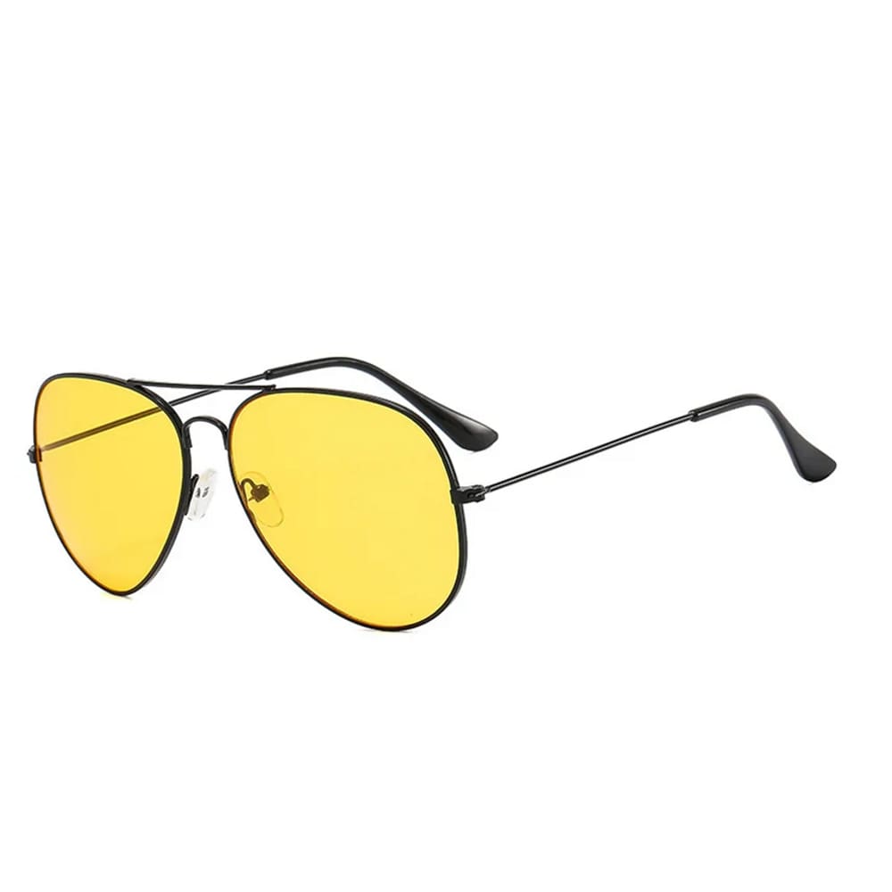 Óculos Aviador Bl Night Drive para Dirigir à Noite Noturno Lentes Amarelas