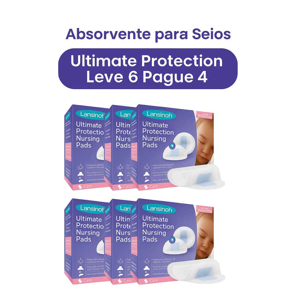 Absorvente para Seios Ultimate Protection Lansinoh Leve 6 Pague 4