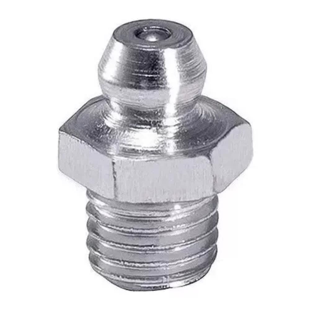 Graxeira de Aço Zincado Reta 10x1mm Fiontar