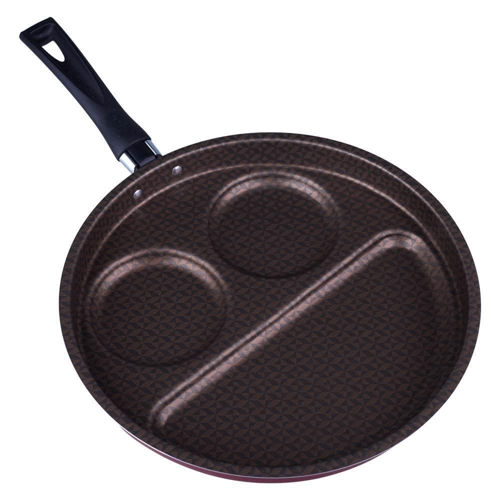 Frigideira 26cm Antiaderente Café da Manhã Luxury Oliveira Vermelha