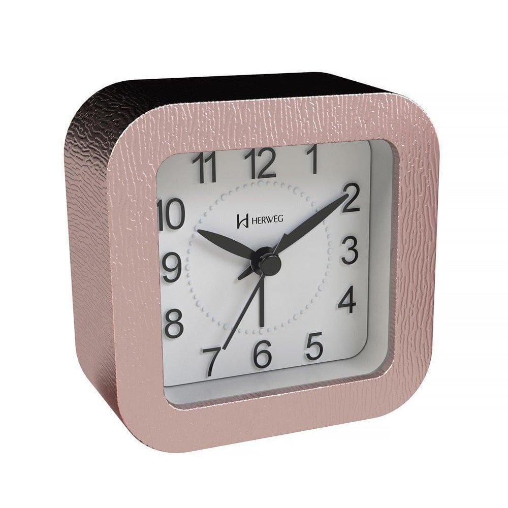 Relógio Despertador Herweg Quartz Rose 2656-309