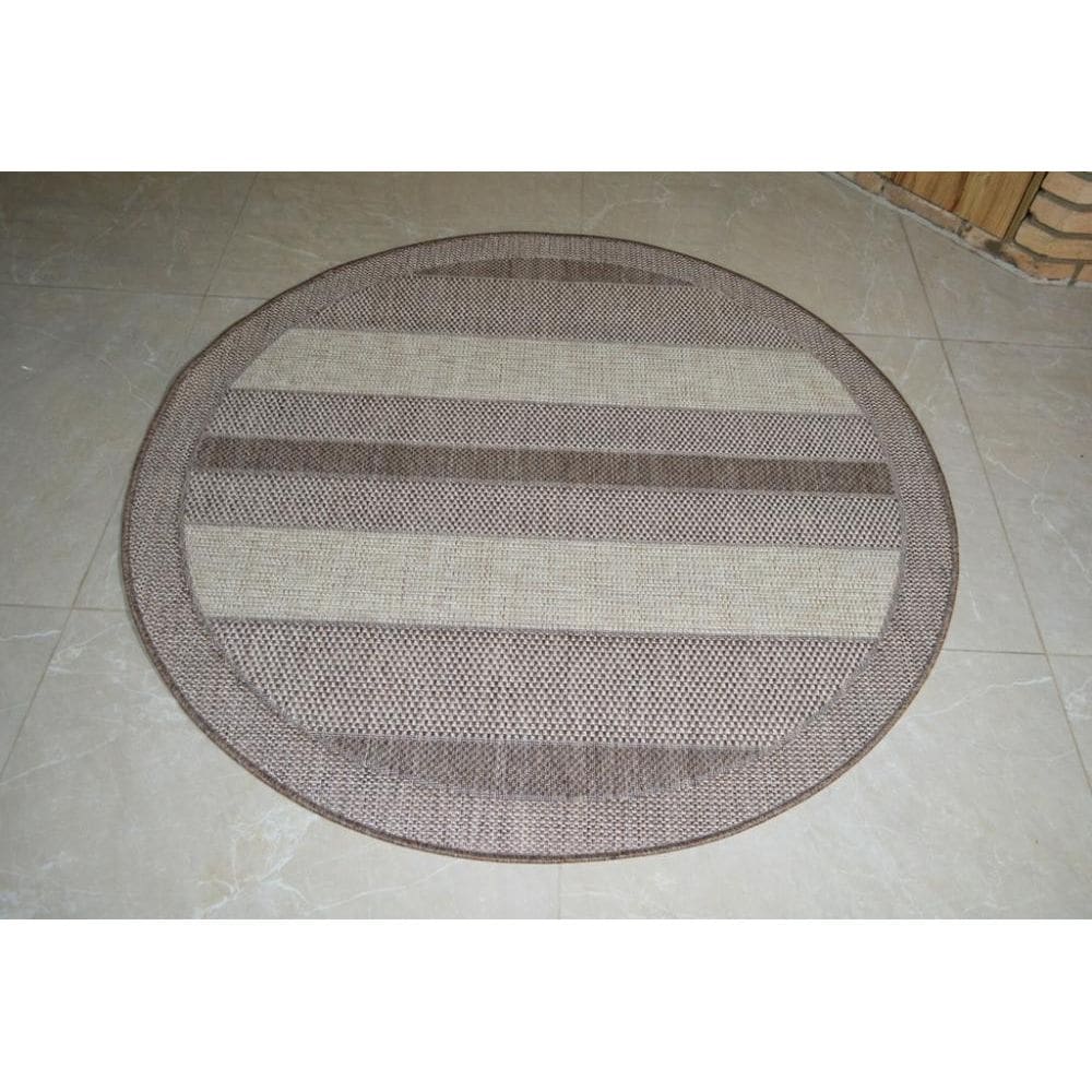 Tapete Redondo Natural Look Esplendor A 200 Cm