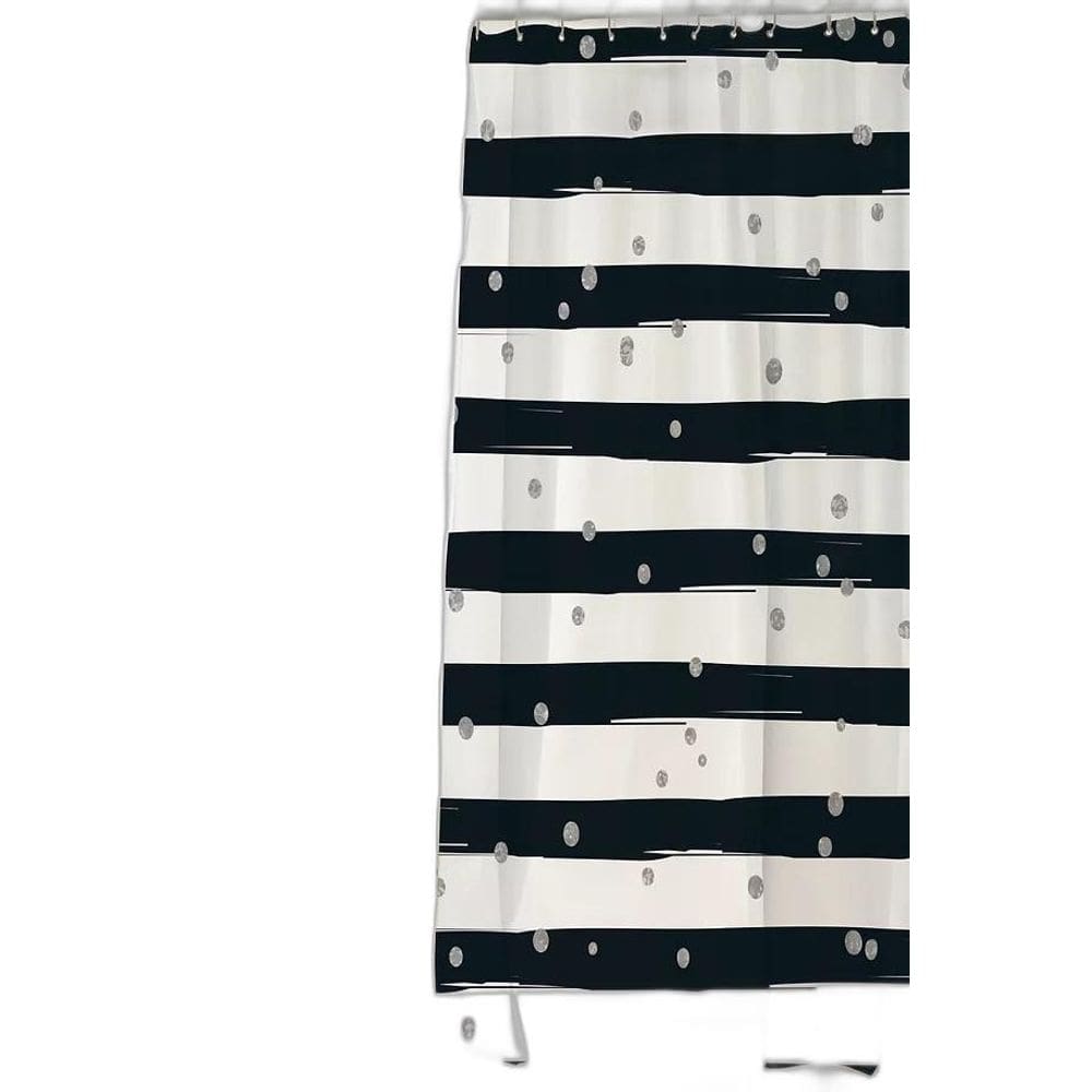 Cortina Box Grossa Antimofo Pvc 198X180 Cm Metalizada