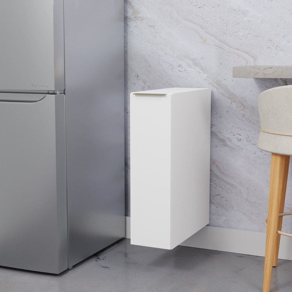 Balcão Suspenso Porta Tempero 20cm sem Tampo Ipanema Cabecasa Madeiramadeira Branco