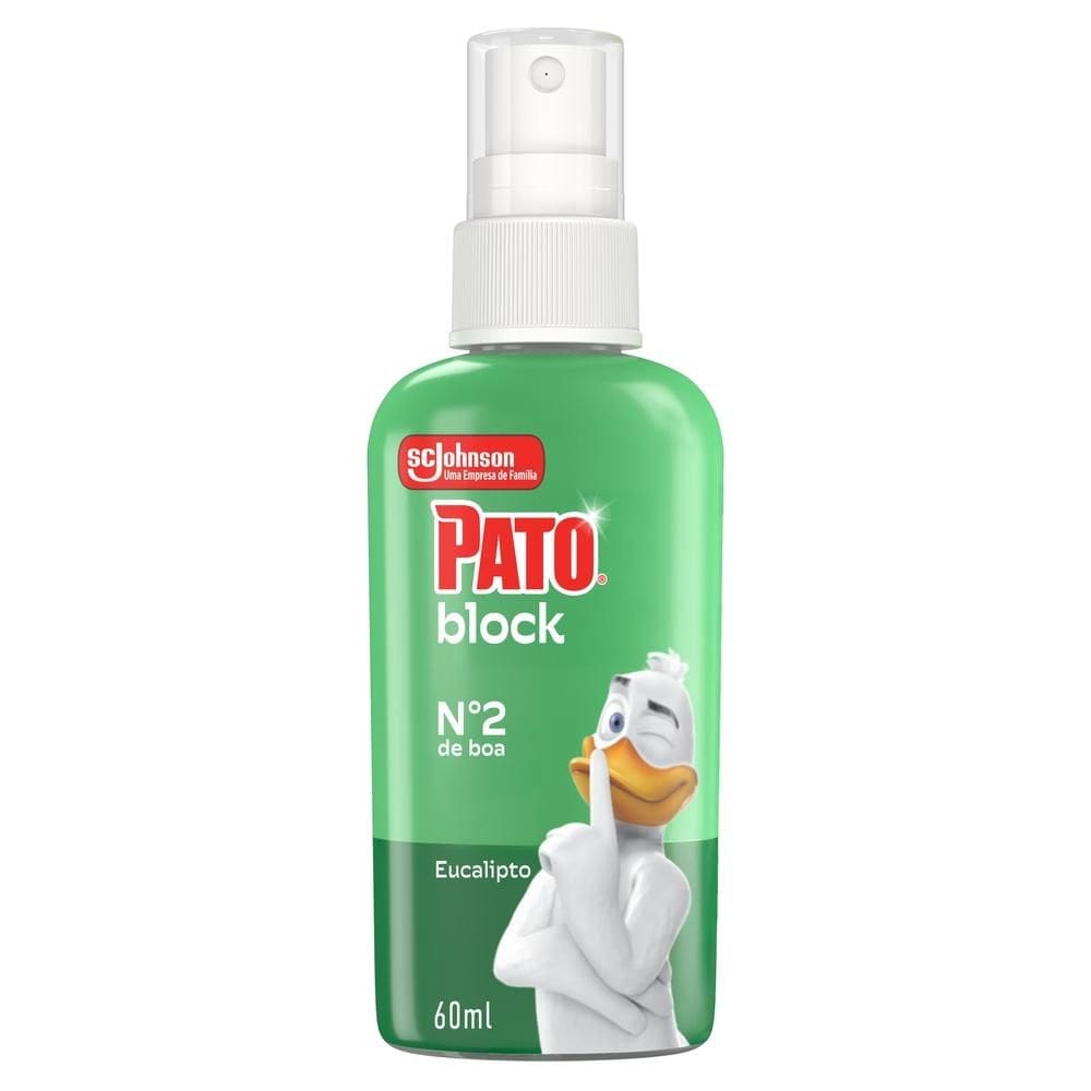 Odorizador Sanitário Líquido Pato Block Eucalipto 60ml Spray