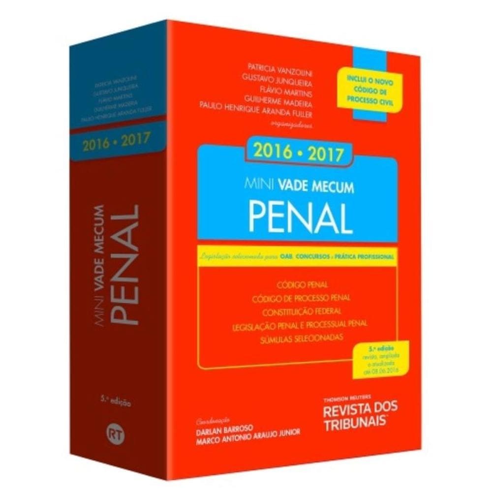Mini Vade Mecum Penal 2016 2017: Legislacao Seleci