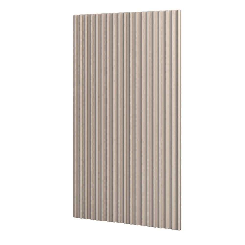 Painel Ripado 134cm X 250cm Dalla Costa  Cinza