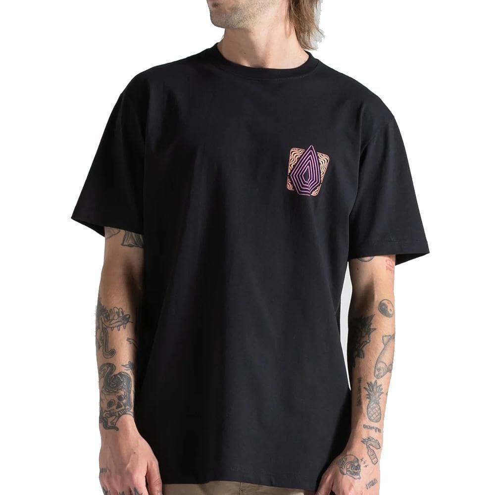 Camiseta Volcom Plated SM26 Masculina Preto