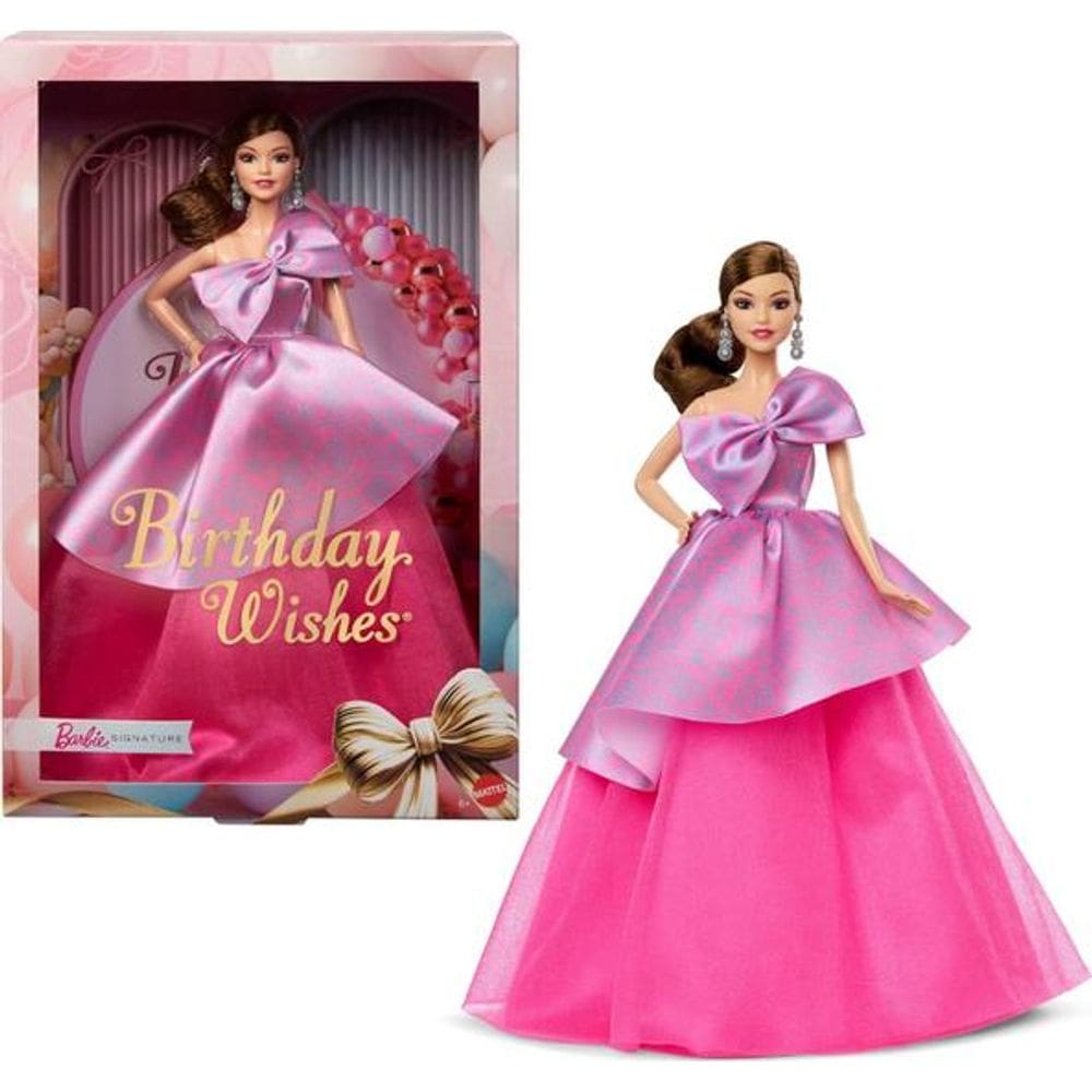 Boneca Barbie Signature Coleção Birthday Wishes Mattel JBJ07