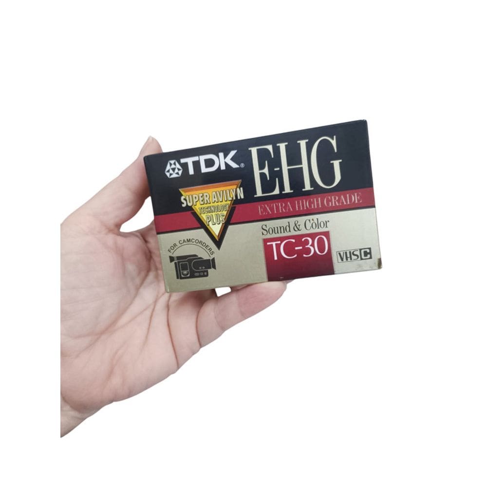 Tdk-Ehg Tc-30 Super Auilyn Technology Para Cam Corder Vhsc