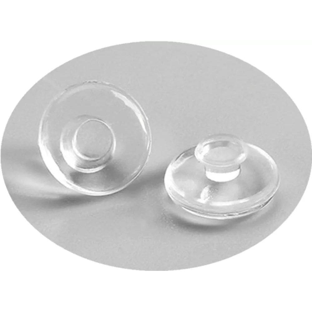 50 Pares Plaqueta Silhouette Nariz Óculos Transparente