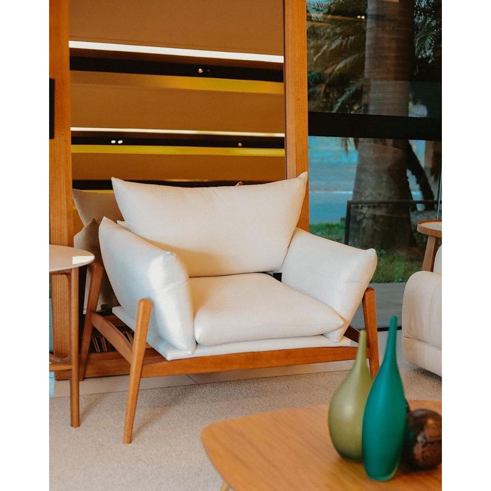Poltrona Decorativa Moderna - Cleo - Bianchi Móveis
