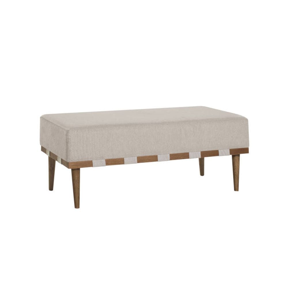 Puff para quarto madeira maciça 1,40m - Califórnia - Bianchi Móveis