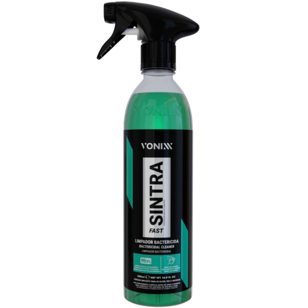 Limpador Automotivo Vonixx Sintra Fast Spray 500ml Bactericida