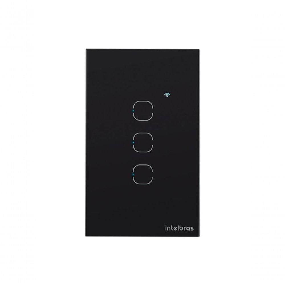 Interruptor Smart Touch Intelbras Ews1003 Wi-fi Com 3 Teclas