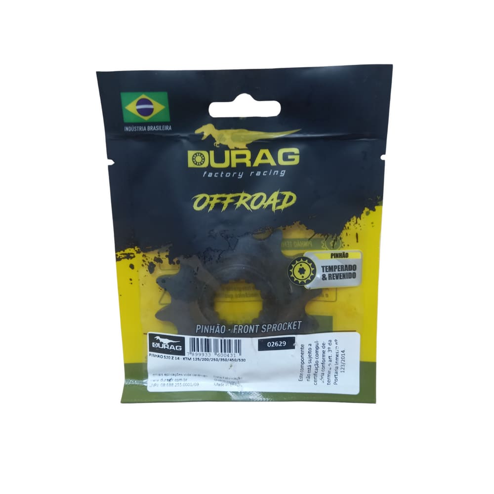 Durag Pinhão Piao 520 z 14 Ktm 125/200/250/350/450/530