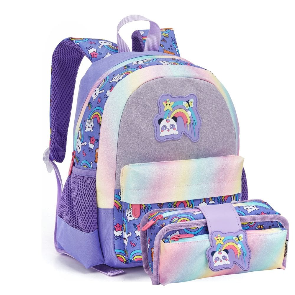 Mochila Costas Infantil Casual Com Estojo Escolar Passeio