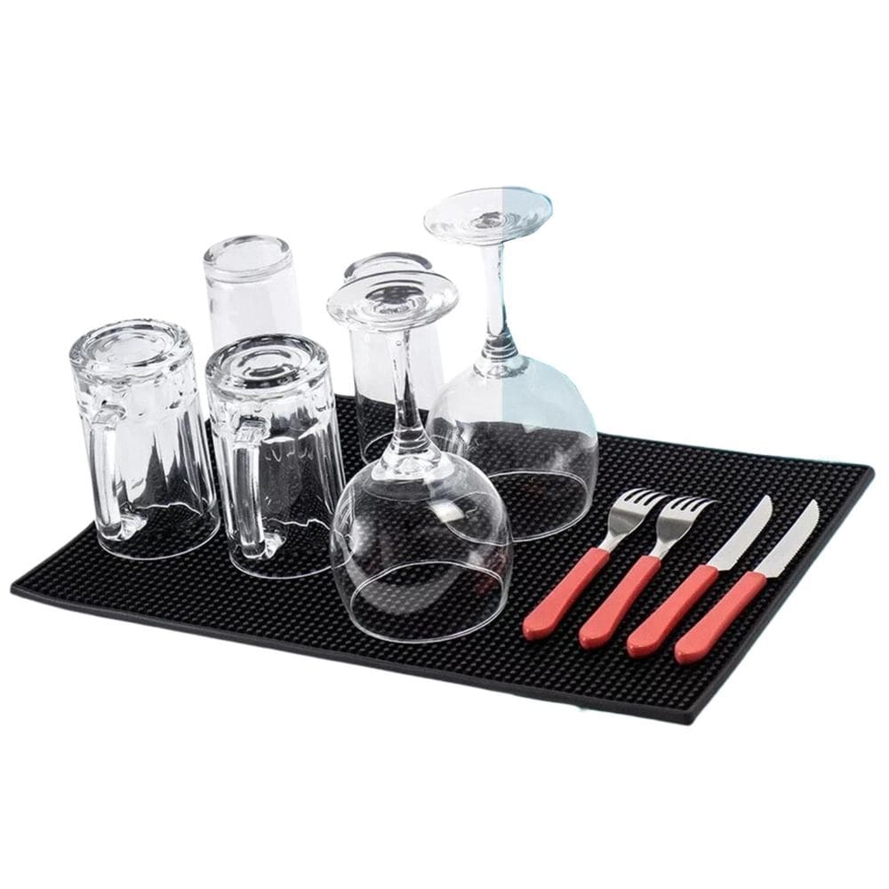 Tapete Escorredor De Copos E Louças Silicone 60X15 Bancada