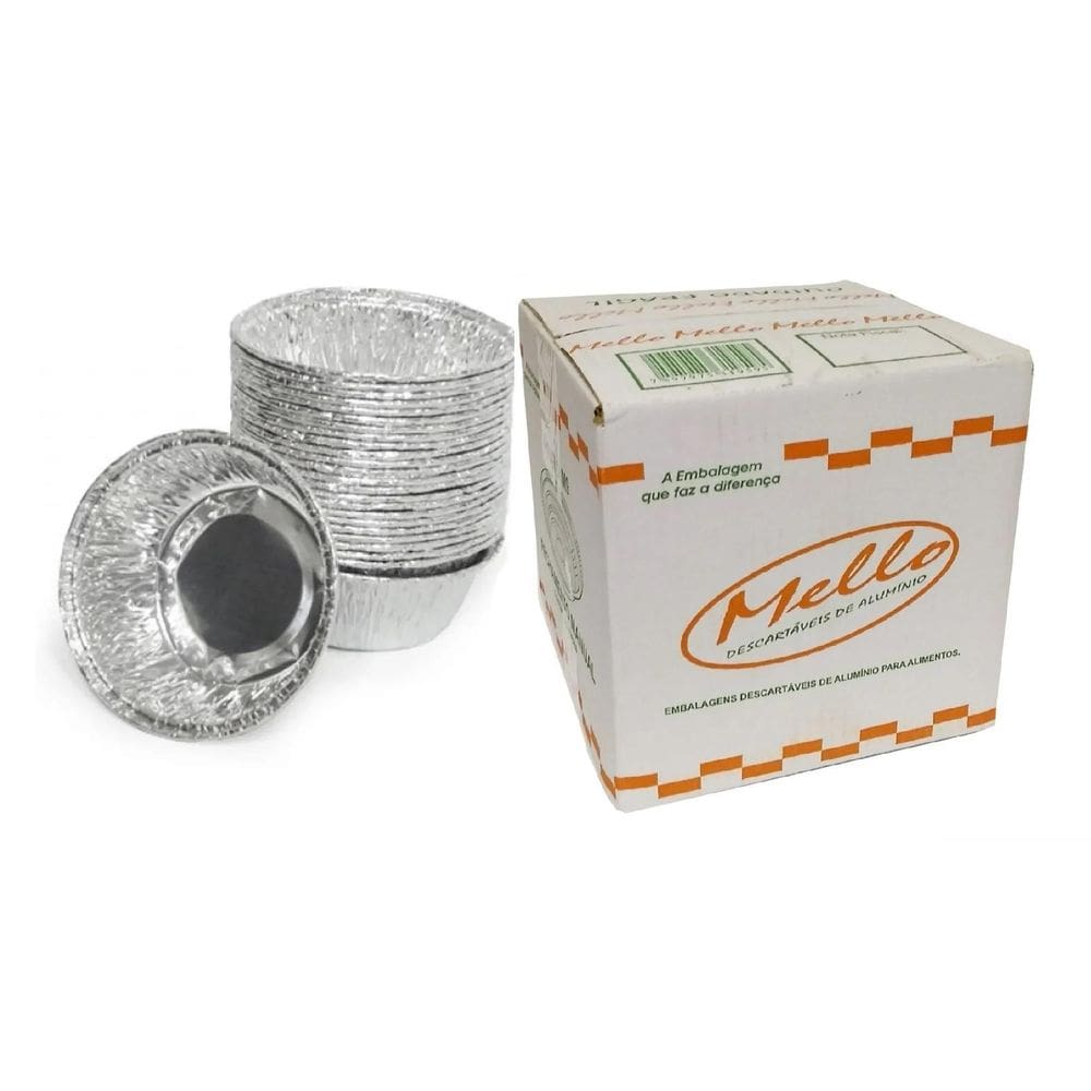Forma De Alumínio Para Empada Forno 100Ml  4Cx