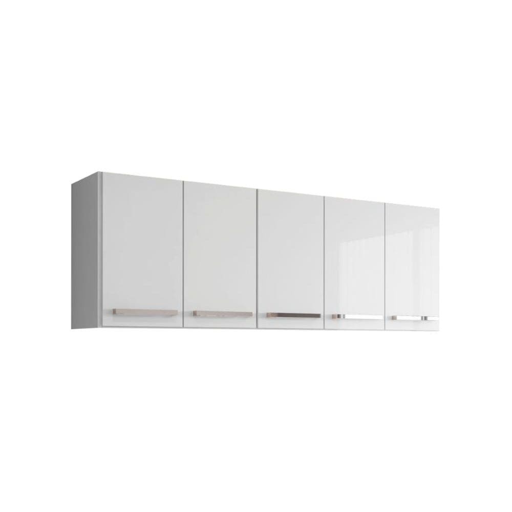 Armario de Cozinha Aereo Santorini Branco Brienza Movelaria