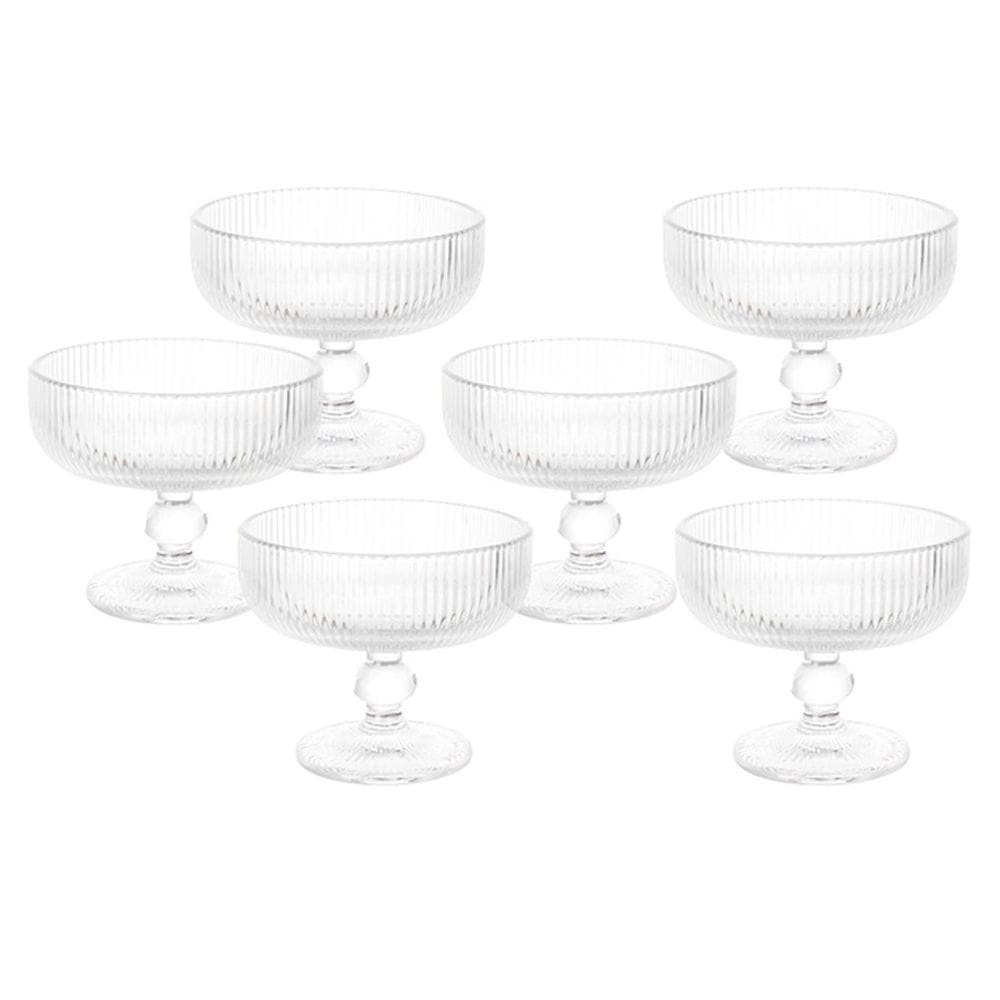 Jogo de Taça para Sobremesa Sleek Mimo Style com 6 Peças