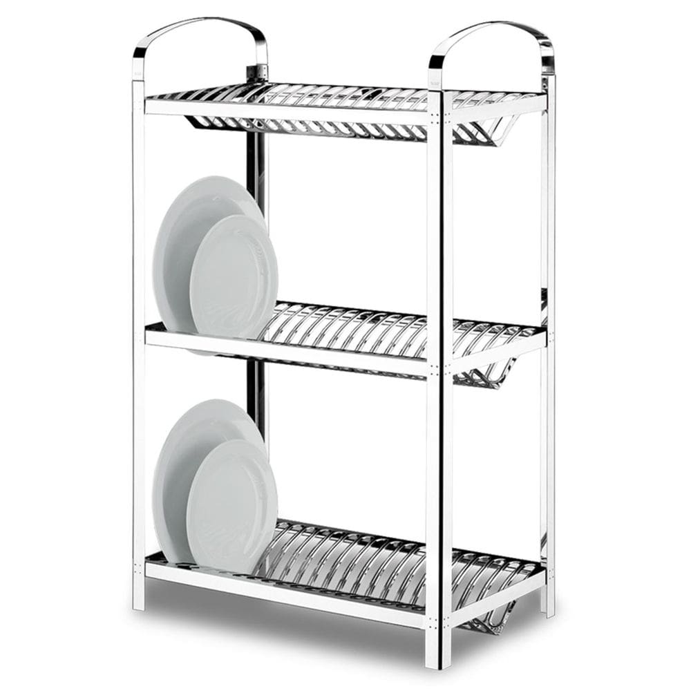 Escorredor para 60 Pratos Suprema Brinox em Aço Inox