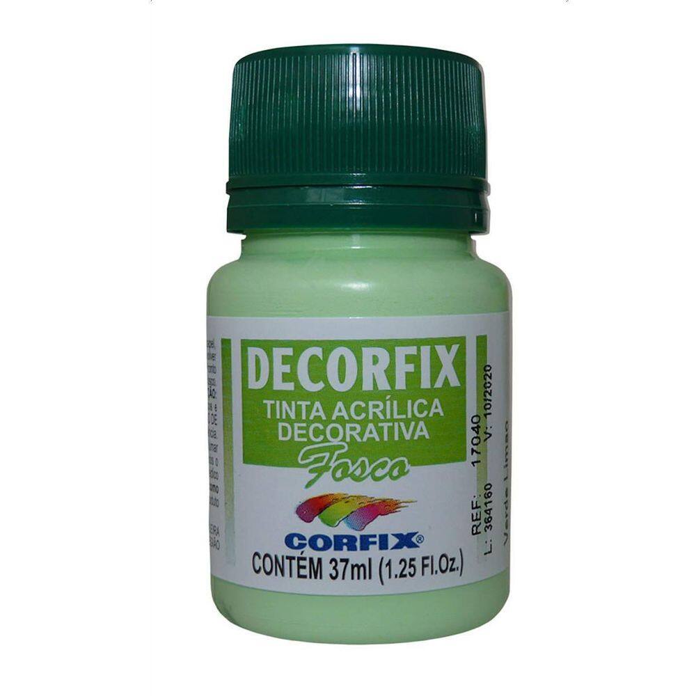 Tinta Decorfix Fosca 410 Verde Limao 37Ml
