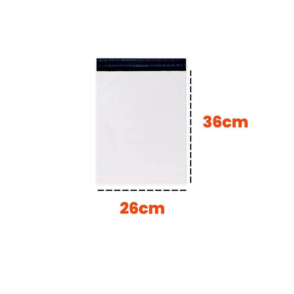 Envelope De Segurança Para  Branco 26X36 Com 100 Un