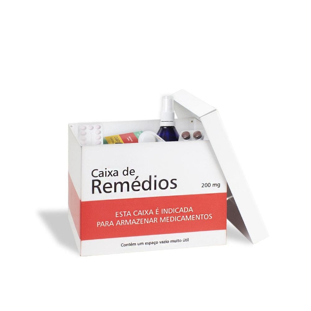 Caixa Remédios Tarja Vermelha - Geguton
