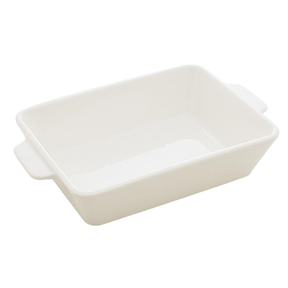 Forma Refratária Funda de Porcelana Lyor 28x16,5 cm com Alça