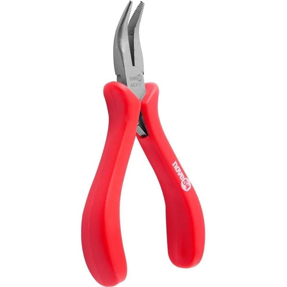 Alicate Bico Meia Cana 4.1-2`` Curvo Aço Carbono Polido Nove54