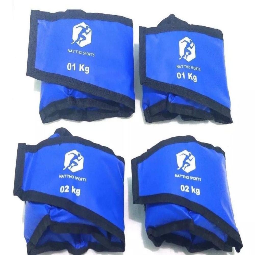 Kit Caneleiras Peso 1Kg E 2Kg Tornozeleira Nattho