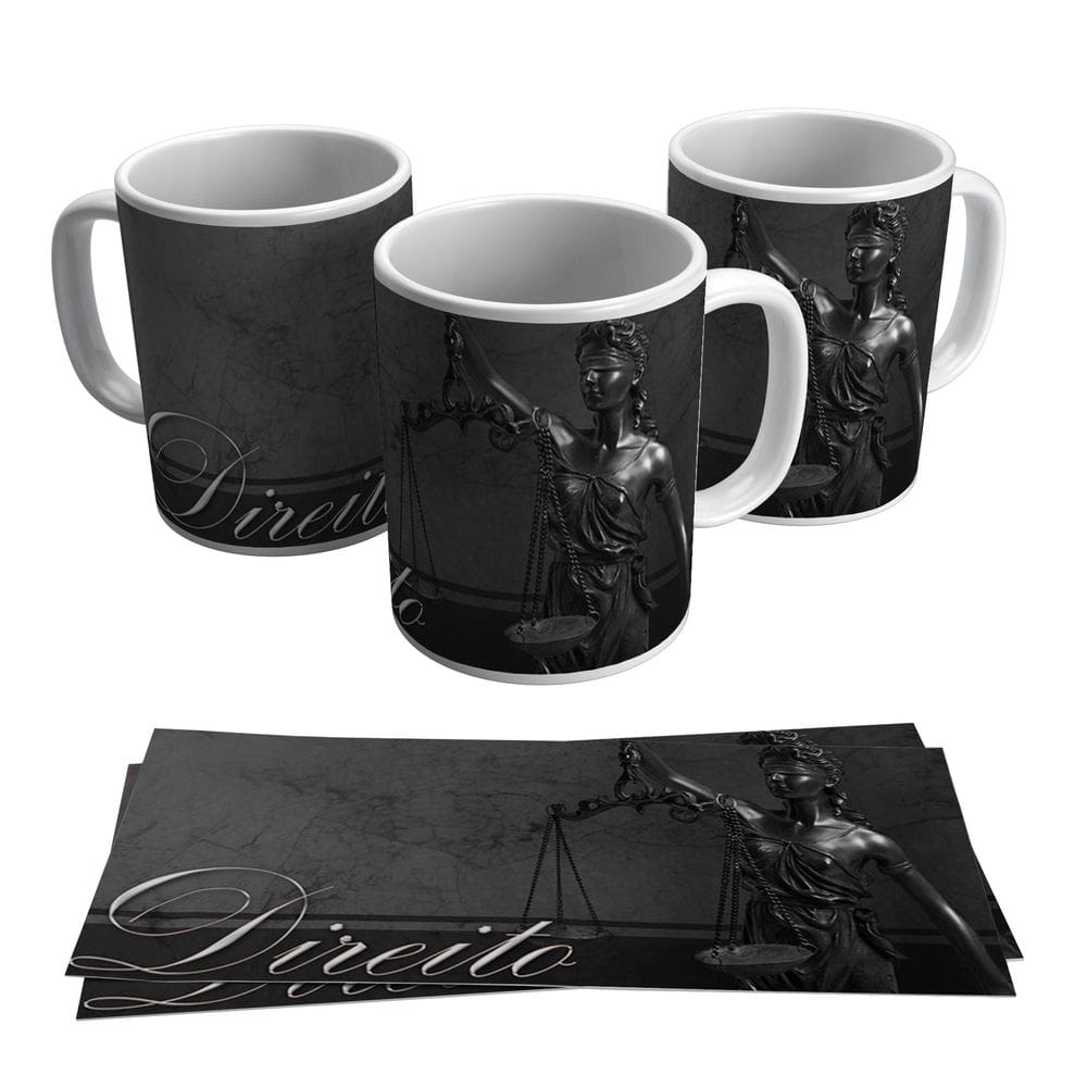 Caneca Direito Balança Justiça Advocacia Oab 325ml