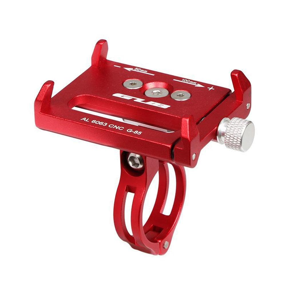 Suporte Tel Celular Gub G-85 Ajustável -Bicicletas -Vermelho