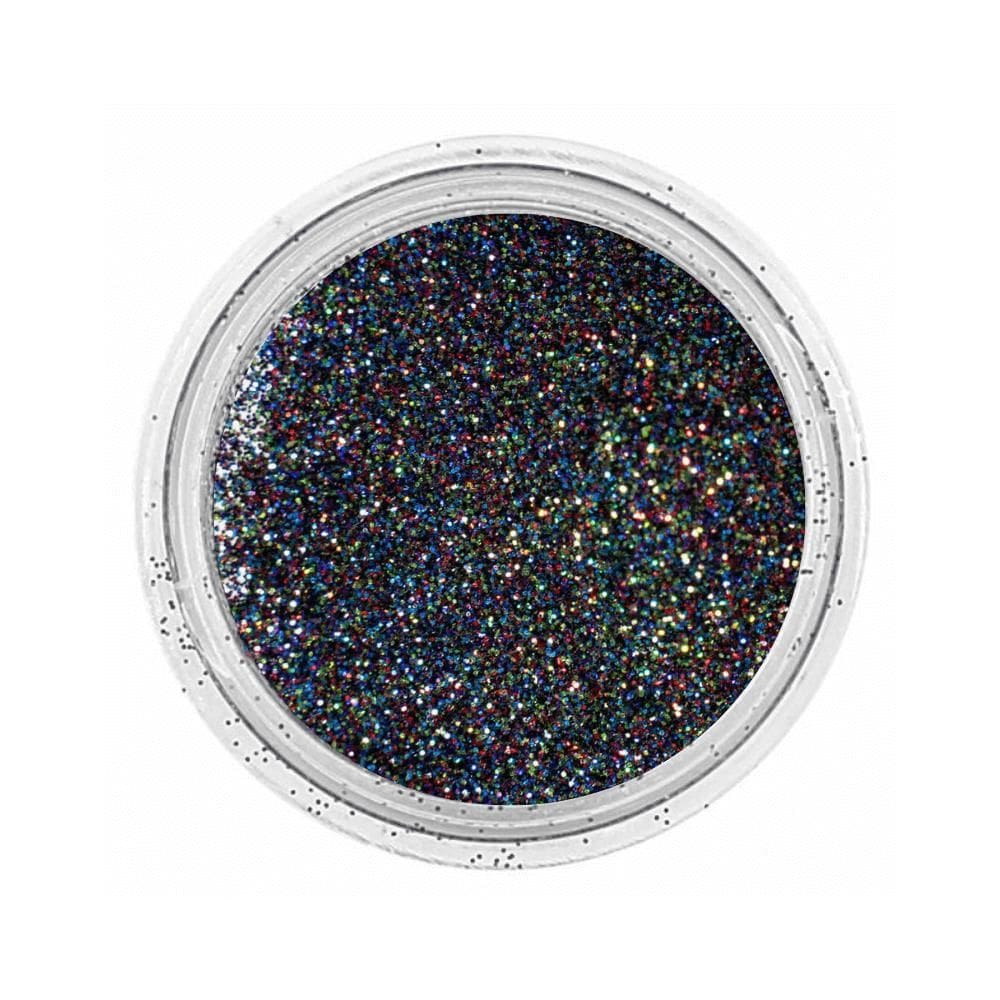 Glitter Preto Holográfico Ag 100G