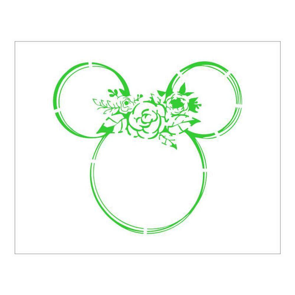 Stencil Tamako Floral - 20X25Cm - Ref B263