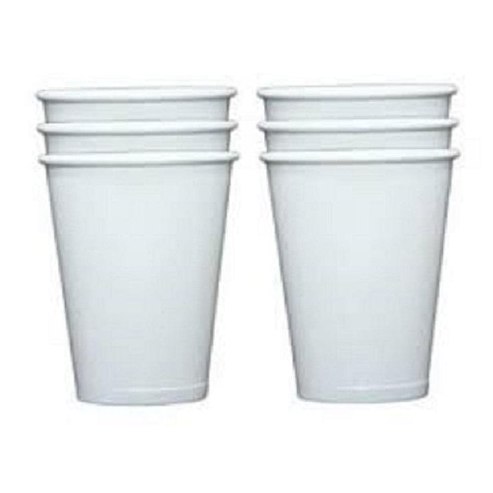 Copo De Papel Biodegradável 200ml Branco - Pacote Com 50Un