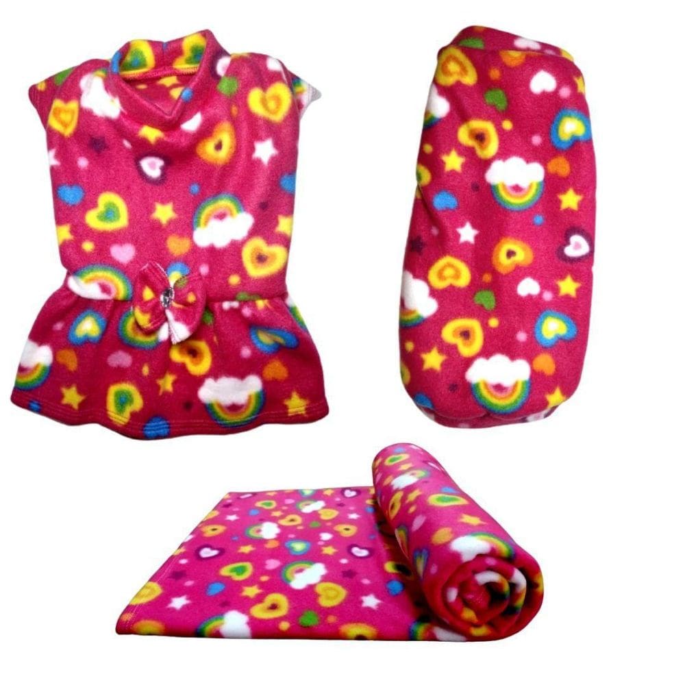 Kit Manta, Vestido E Suéter De Inverno - Egg