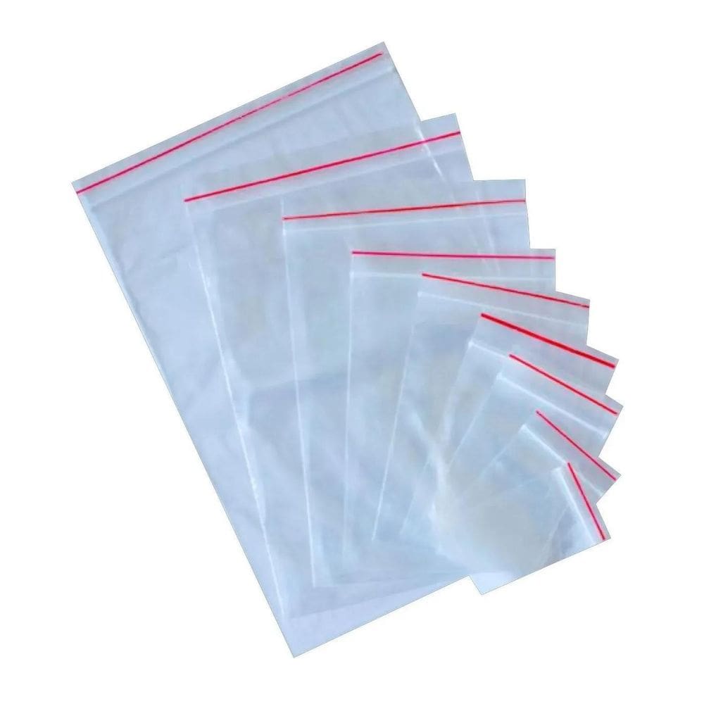 1000 Saco Fechamento Zip N03 7X10Cm Fecho Hermético 1Pct