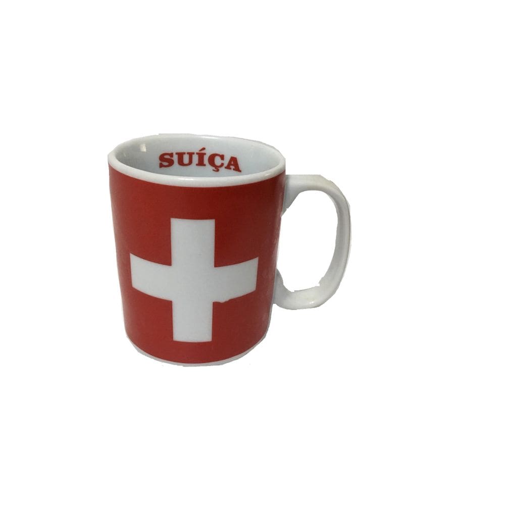 Caneca da bandeira da Suíça