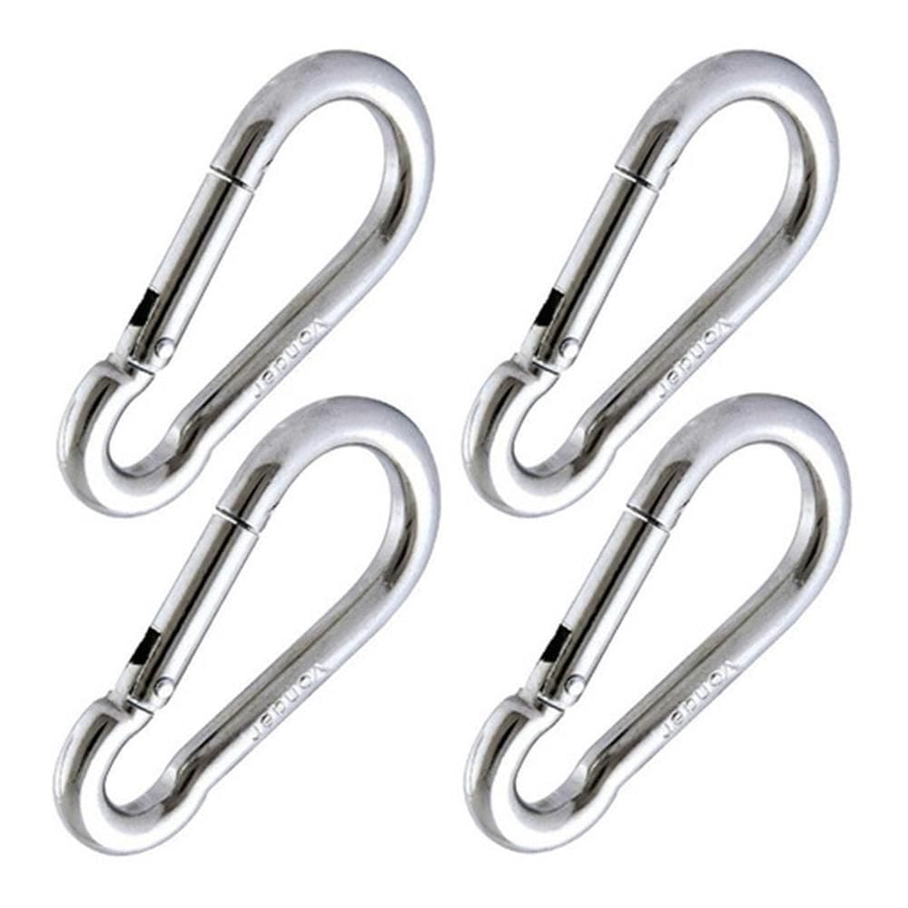 Mosquetão 8Cm Academia  Suporta 230Kg 4 Unidades