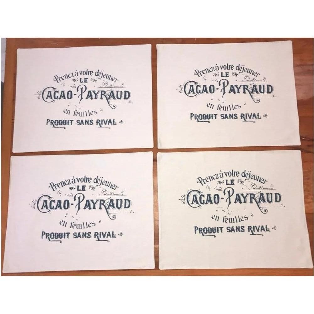 Jogo Americano Cacao Payraud - 4 Unidades