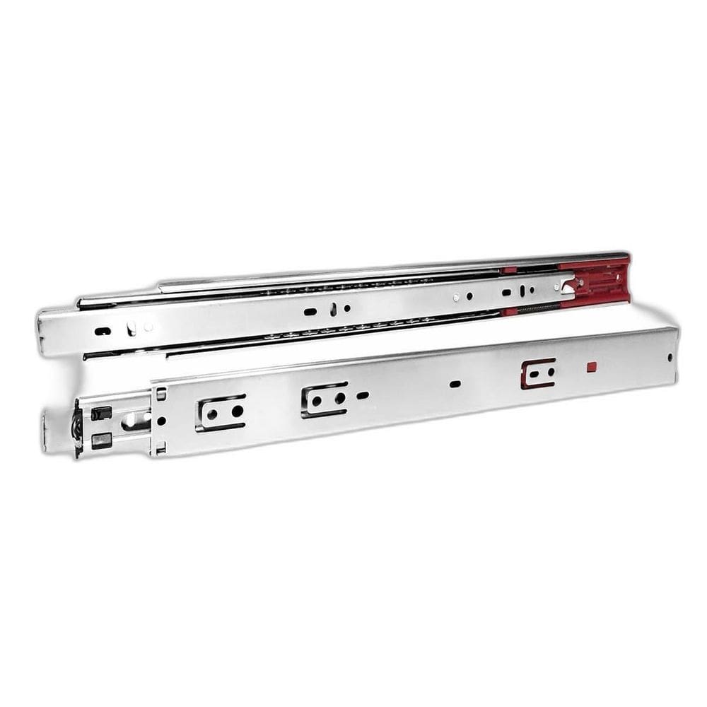 Corrediça Gaveta Trilho Telescópica 450MM 25Kg Inox