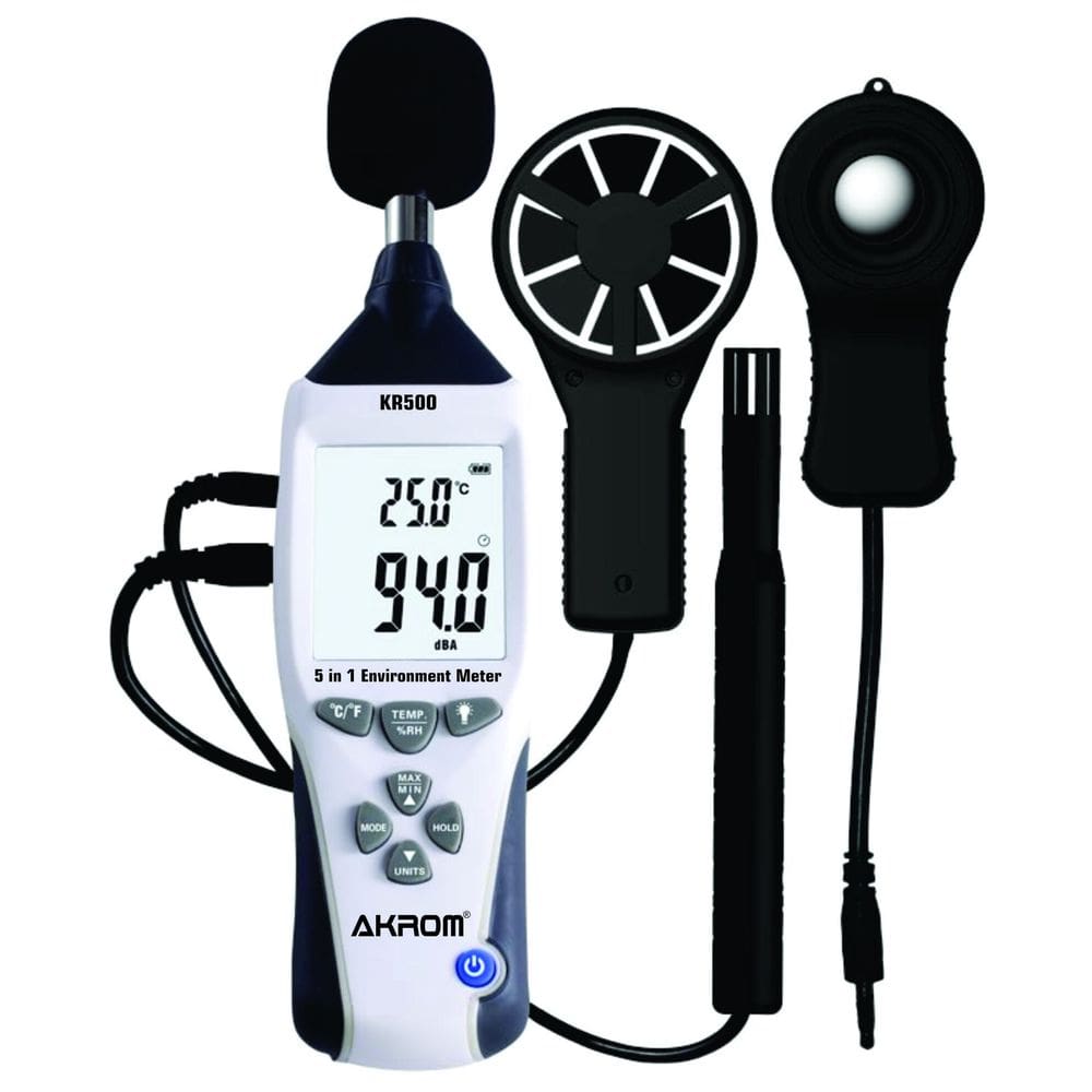 Medidor Ambiente Multiparâmetros 5 em 1 - KR500