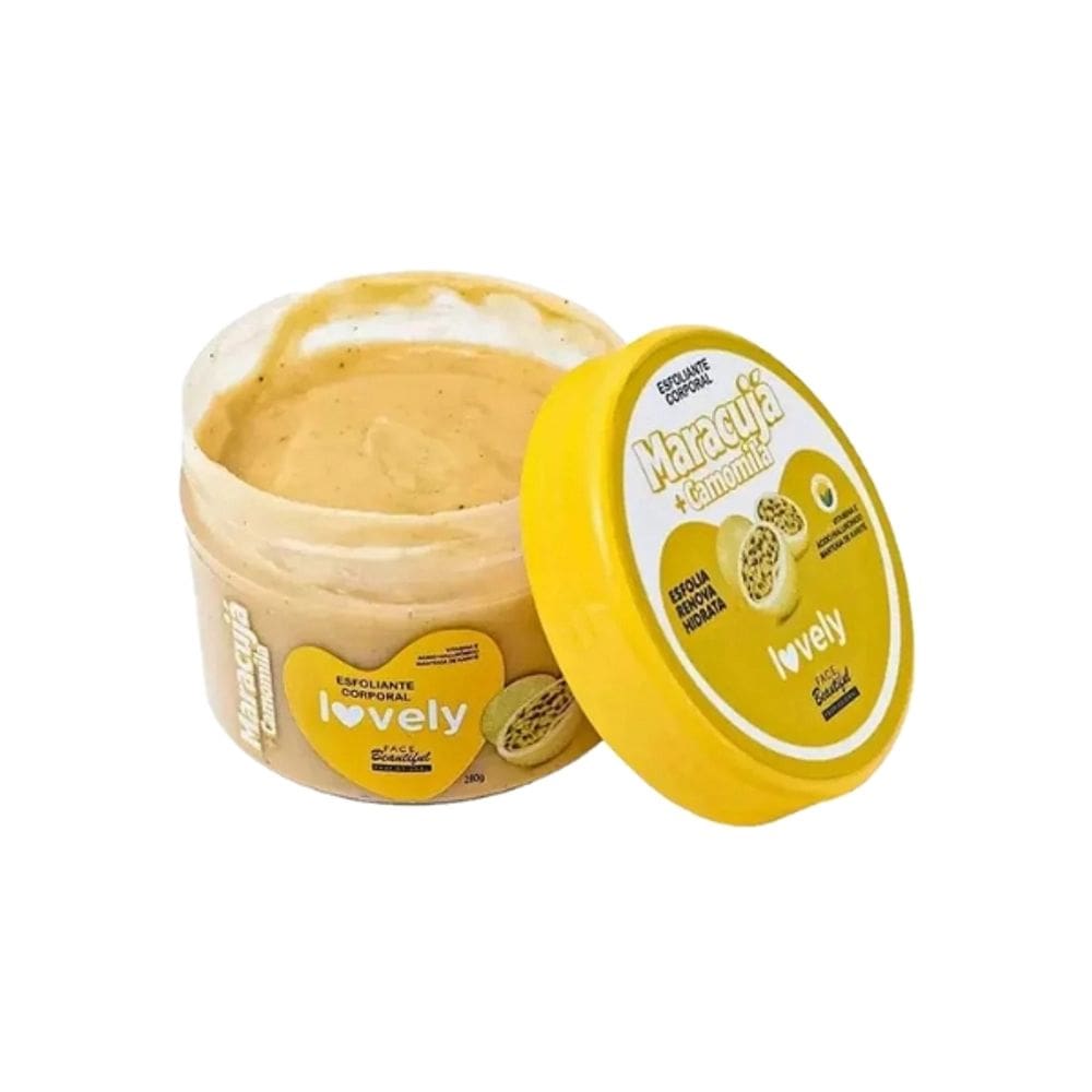 Esfoliante Corporal Maracujá + Camomila Lovely 280g - 0040141232076